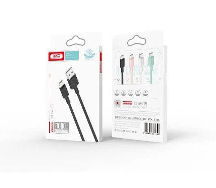 Chargers + Cables XO_NB_P156 Smart Charging Micro Cable 2.4A Black